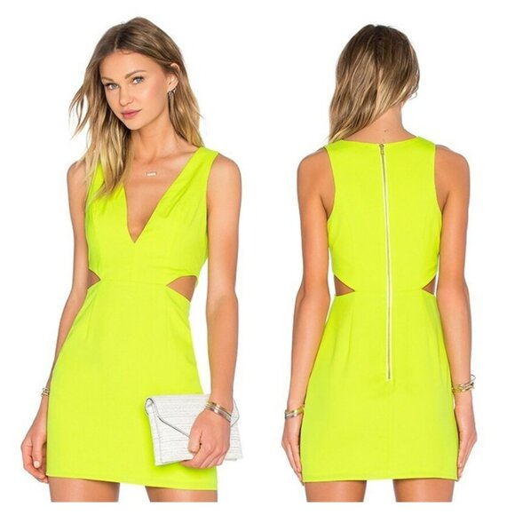 NBD x Naven Twins Sweet Dreams Dress Citrus - Picture 1 of 10